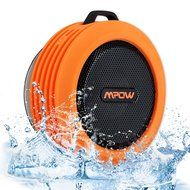 Mpow Buckler Wireless Waterproof Shower Speaker Bluetooth with Built-in Speakerphone for Shower or Outdoor Activities N11