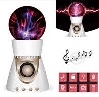 Electrostatic Plasma Ball Bluetooth Speaker GerTong Magic Light Touch Wireless 3D Stereo Subwoofer Creativity...