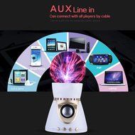 Electrostatic Plasma Ball Bluetooth Speaker GerTong Magic Light Touch Wireless 3D Stereo Subwoofer Creativity... N5