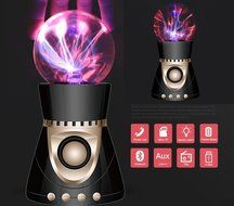 Electrostatic Plasma Ball Bluetooth Speaker GerTong Magic Light Touch Wireless 3D Stereo Subwoofer Creativity... N10