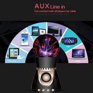 Electrostatic Plasma Ball Bluetooth Speaker GerTong Magic Light Touch Wireless 3D Stereo Subwoofer Creativity... N11