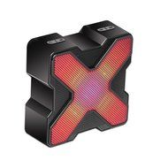 KMASHI LED Bluetooth Speaker Built-in RGB LED lights 4 Music Display Mode with Bass Powerful Sound Support TF...