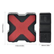 KMASHI LED Bluetooth Speaker Built-in RGB LED lights 4 Music Display Mode with Bass Powerful Sound Support TF... N6