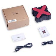 KMASHI LED Bluetooth Speaker Built-in RGB LED lights 4 Music Display Mode with Bass Powerful Sound Support TF... N9