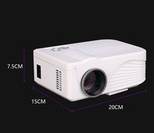 BT-Tech 1000 Lumens HD 800*480P (DVD Quality) Portable LED Projection Multimedia Home Theatre Projector, HDMI... N8