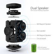 BEASON IPX4 Waterproof Portable Bluetooth 4.0 Speaker with Deep Bass N3