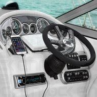KMR-D365BT Kenwood Marine Boat Bluetooth CD MP3 Player USB iPod iPhone Input Pandora AM/FM Receiver 4 x 6.5&quot; Waterproof... N7