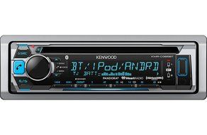 KMR-D365BT Kenwood Marine Boat Bluetooth CD MP3 Player USB iPod iPhone Input Pandora AM/FM Receiver 4 x 6.5&quot; Waterproof... N9