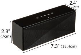 AmazonBasics Portable Bluetooth Speaker - Black N9