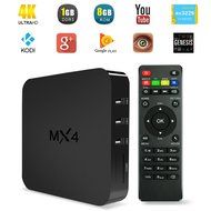 YUNTAB MX4 Android 4K TV BOX RK3229 Quad Core CPU 1G/8G WIFI HDMI With Xbmc Kodi H.265 Video DLAN Miracast Video...