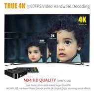 YUNTAB MX4 Android 4K TV BOX RK3229 Quad Core CPU 1G/8G WIFI HDMI With Xbmc Kodi H.265 Video DLAN Miracast Video... N5