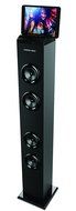 Sharper Image Bluetooth Tower Speaker with A Docking Station &amp; FM Radio, 40&quot; Tall Stereo Sound System