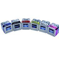 iwish TT029 Portable Mini Digital Speaker Crystal Colorful Flashing LED Light USB Flash Drive and Micro TF Card... N2