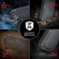 [IPX6 Waterproof Shockproof Dustproof] Collision by iLuv, Rugged Water Resistant Outdoor Bluetooth Speaker for... N7