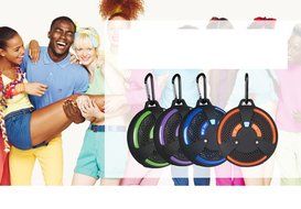 PowerLead 5W Portable Bluetooth Speaker with SD Card and AUX-In Function, Handsfree Speakerphone with Built-in... N23