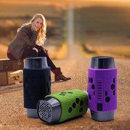PowerLead 5W Portable Bluetooth Speaker with SD Card and AUX-In Function, Handsfree Speakerphone with Built-in... N38