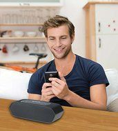PowerLead 5W Portable Bluetooth Speaker with SD Card and AUX-In Function, Handsfree Speakerphone with Built-in... N45