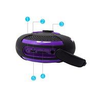 PowerLead 5W Portable Bluetooth Speaker with SD Card and AUX-In Function, Handsfree Speakerphone with Built-in... N63