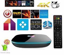 Q-Box Android 5.1 Kodi 16.0 Tv Box Amlogic S905 Quad Core Kodi/XBMC Pre-installed 2G/16G 4KBluetooth 4.0 2.4G/...