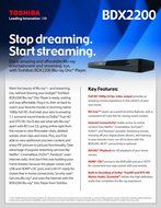 Toshiba BDX2200 Wifi-Ready Blu-ray Disc Player N3