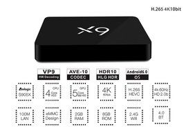 Miraclears X9 Amlogic S905X Android 6.0 TV Box 2G/8G KODI Smart TV Box 802.11 b/g/n Wireless Standard Bluetooth... N2