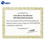 Svance Dancing Water Speaker Portable Wireless Bluetooth Speaker Powerful Stereo Sound and LED Light Show Music... N8