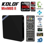 KOLOF Mini M8SII OTT TV Box Amlogic S905X Quad Core Android 6.0 KODI 16.0 2G 8G Streaming Media Player