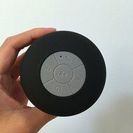 TOMROW High definition Bluetooth 3.0 audio wireless connectivity Water Resistant Bluetooth Shower Speaker-Black N3