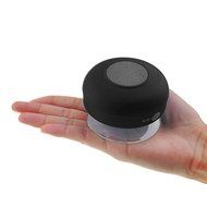 TOMROW High definition Bluetooth 3.0 audio wireless connectivity Water Resistant Bluetooth Shower Speaker-Black N4