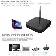 PiPO X6S Windows 10 Smart TV Box Intel Cherry Trail Z8300 4GB / 64GB 1080P HDMI 300M Wireless Router Mini PC 802.11ac... N28