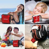AOMAIS Ultra Portable Wireless Bluetooth Speakers with 8W Output Loud Sound,Waterproof IPX7 Floating,Stereo Pairing... N7
