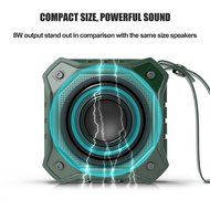 AOMAIS Ultra Portable Wireless Bluetooth Speakers with 8W Output Loud Sound,Waterproof IPX7 Floating,Stereo Pairing... N10