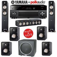 Yamaha RX-A3060BL AVENTAGE 11.2-Channel Network A/V Receiver + Polk Audio S55 + Polk Audio S35 + Polk Audio S15...