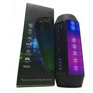 KZY 10W Hi-Fi Wireless LED Bluetooth Speaker Portable With Colorful Lighting and Power Bank NFC Pairing Support... N5