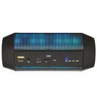 KZY 10W Hi-Fi Wireless LED Bluetooth Speaker Portable With Colorful Lighting and Power Bank NFC Pairing Support... N6