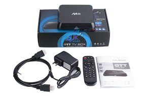 RealVision&reg;M8 Smart Tv BOX Android Support Airplay Miracast Fly Air Mouse Keyboard Pre-installed Kodi/ Xbmc 1080phd... N6