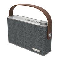 Monstercube Fabric Covered Bluetooth 4.1 Speaker with Leather Strap, 10W Output Power with Enhanced Bass, 3000mAh...