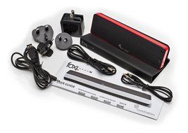 Soundmatters foxL DASH7 Wireless Stereo Hi-Fi Bluetooth Sound Bar and Speakerphone, Red N4
