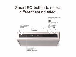 NIER iRock Portable Wireless Bluetooth 4.1 Speakers, Aluminum Housing, 10W4 total 40W with EQ Function (Silver) N5
