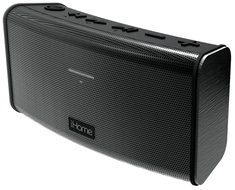 iHome Rechargeable Splash Proof Stereo Bluetooth Speaker - Black (IBT33BC)