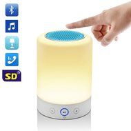 LEDMO Bluetooth Speaker, LED Wireless Bluetooth Speaker with Smart Touch Lamp, Muisc Player/ Hands-free/ Bluetooth...