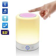 LEDMO Bluetooth Speaker, LED Wireless Bluetooth Speaker with Smart Touch Lamp, Muisc Player/ Hands-free/ Bluetooth... N16