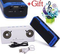 Portable Bluetooth Speaker- 4000mAh Power Bank- FM Radio- Micro SD Card Port MP3 Player All In One Portable Gadget... N2