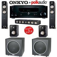 Polk Audio Signature S55 5.2 Home Theater System with Onkyo TX-RZ810 7.2-Ch Network AV Receiver
