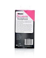 2BOOM Wired Noise Isolation In Ear Hands Free Digital Sport Buds with Microphone Pink N3