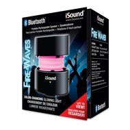 iSound Fire Waves Bluetooth Speaker with microphone and changing LED light effects (black) N3