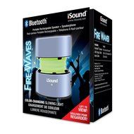 iSound Fire Waves Bluetooth Speaker with microphone and changing LED light effects (black) N8