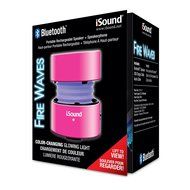 iSound Fire Waves Bluetooth Speaker with microphone and changing LED light effects (black) N16