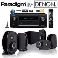 Denon AVR-X3200W Receiver Bundle with Paradigm Cinema 100 CT Speaker System