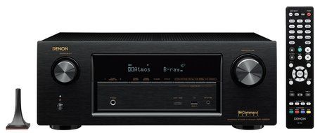 Denon AVR-X3200W Receiver Bundle with Paradigm Cinema 100 CT Speaker System N2